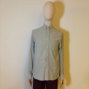 H&M L.O.G.G. Men’s Gray Button Down Oxford Shirt - Size S - EUC